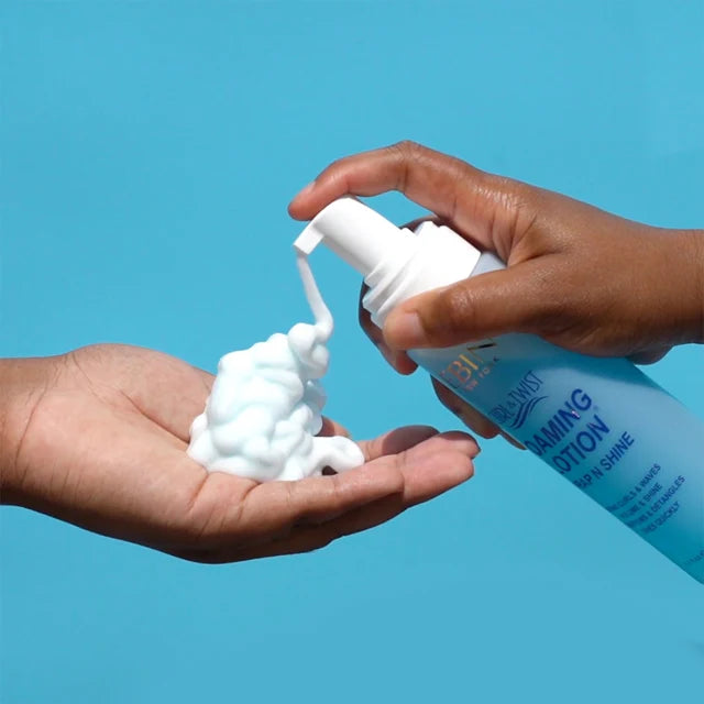 EBIN New York Curl & Twist Foaming Lotion Wrap N Shine 3.38z - ANNS BEAUTY SUPPLY