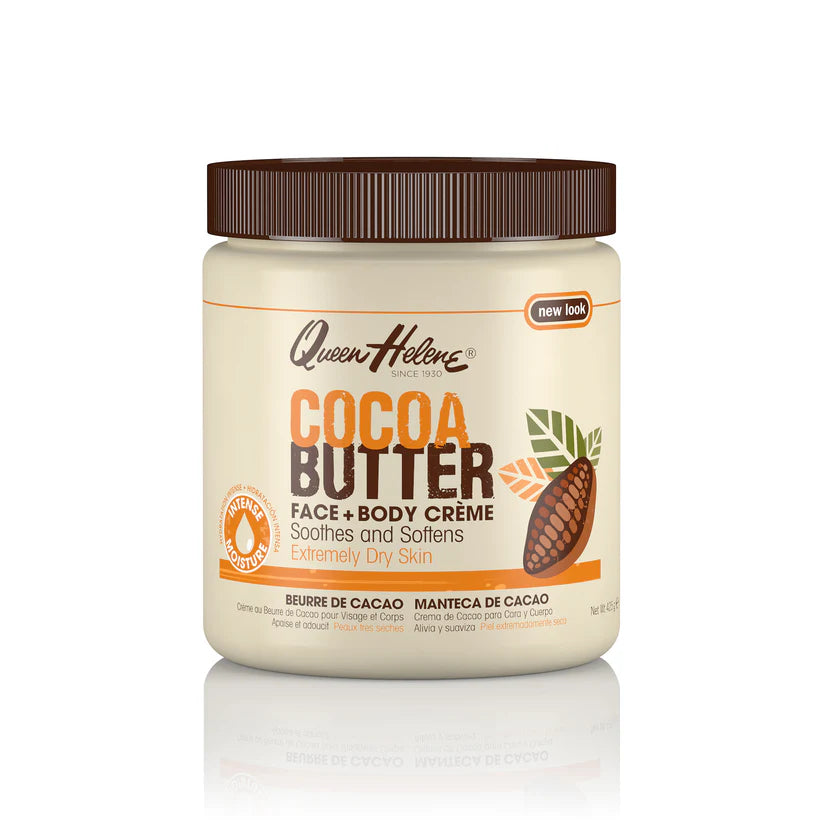 Queen Helene Cocoa Butter Face + Body Crème 15 oz - ANNS BEAUTY SUPPLY