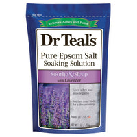 Dr Teals Pure Epsom Salt Soaking Solution Soothe and Sleep Lavender 1 lb - ANNS BEAUTY SUPPLY