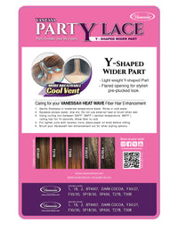 Vanessa Party Lace Y-Shaped Wider Lace Part Wig DY Melly - ANNS BEAUTY SUPPLY