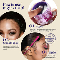 RED by Kiss Edge Fixer 24 Hour Max Hold – Grape (30 mL)
