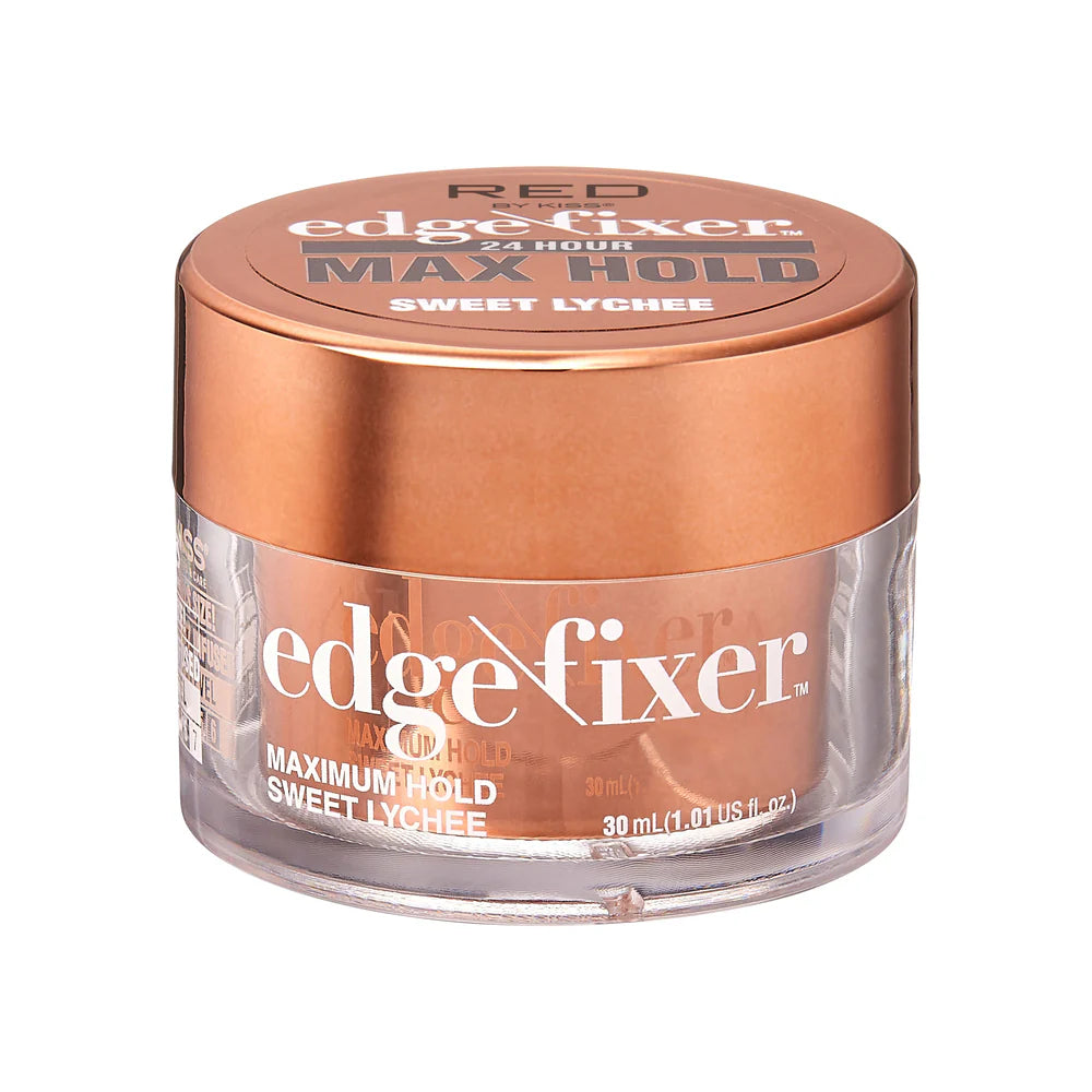 RED by Kiss Edge Fixer 24 Hour Max Hold Sweet Lychee 30 mL (1.01 US fl. oz.)
