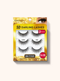 Poppy And Ivy 5D Darling Lashes Multi Pack ELDM04 Roxie 3 Pack