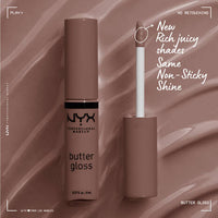 NYX Professional Makeup Butter Gloss - Cinnamon roll - 0.27 fl. oz. / 8 mL - ANNS BEAUTY SUPPLY