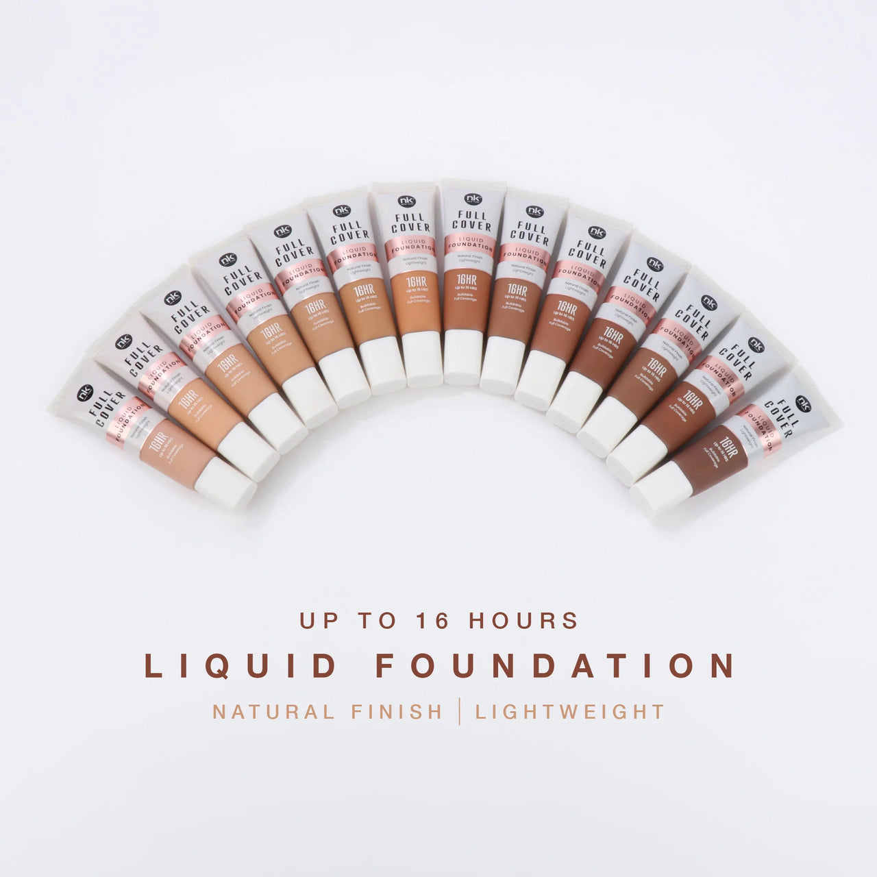 NK New York Full Cover Liquid Foundation FFFC01-14