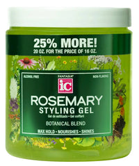 Fantasia IC High Potency Rosemary Styling Gel – Max Hold & Shine (20 oz.) - ANNS BEAUTY SUPPLY