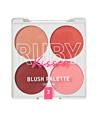 Ruby Kisses Blush Palette 4 Color Set Soronjo RKB03 - ANNS BEAUTY SUPPLY