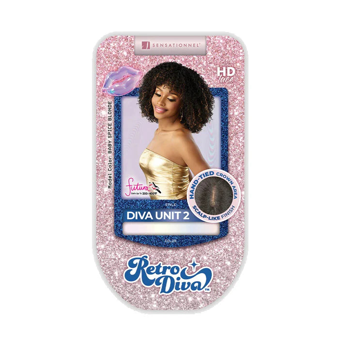 Sensationnel Retro Diva HD Lace Wig - Diva Unit 2