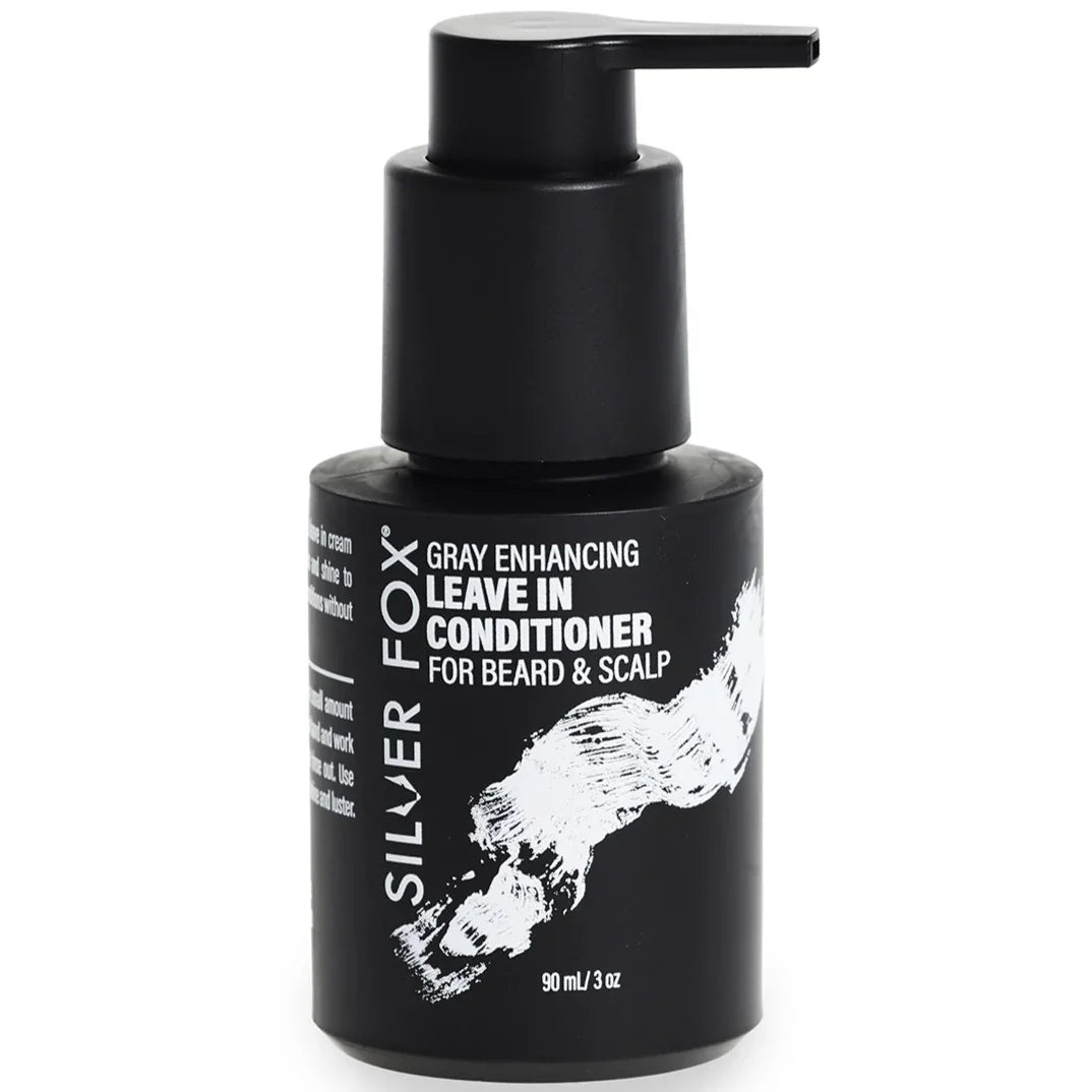 Silver Fox Gray Enhancing Leave-In Conditioner for Beard & Scalp (90 mL / 3 oz)