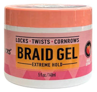 Braid Gel Extreme Hold Peach Extract 5 oz - ANNS BEAUTY SUPPLY