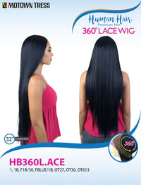 Motown Tress Human Hair Premium Mix 360 Lace Wig HB360L.ACE - ANNS BEAUTY SUPPLY