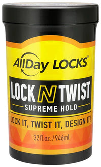 AllDay Locks Lock N Twist Supreme Hold 32 fl oz – Long-Lasting Definition for Braids & Locs