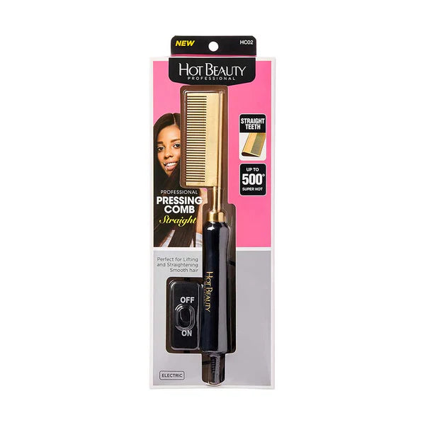 Hot Beauty Professional Pressing Comb Straight HC02 - ANNS BEAUTY SUPPLY