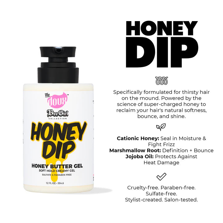 The Doux Bee Girl Collection Honey Dip Honey Butter Gel 12 Fl. Oz. (354.8 mL)