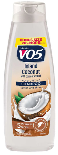 Alberto VO5 Island Coconut Moisturizing Shampoo 15oz
