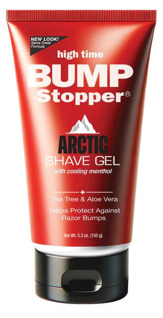 High Time Bump Stopper Arctic Shave Gel Cooling Menthol 5.3 oz - ANNS BEAUTY SUPPLY