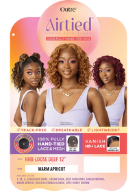 Outre Airtied Human Hair Blend Vanish HD+ Lace Front Wig HHB-Loose Deep 12 QLHBFHLD12 - ANNS BEAUTY SUPPLY