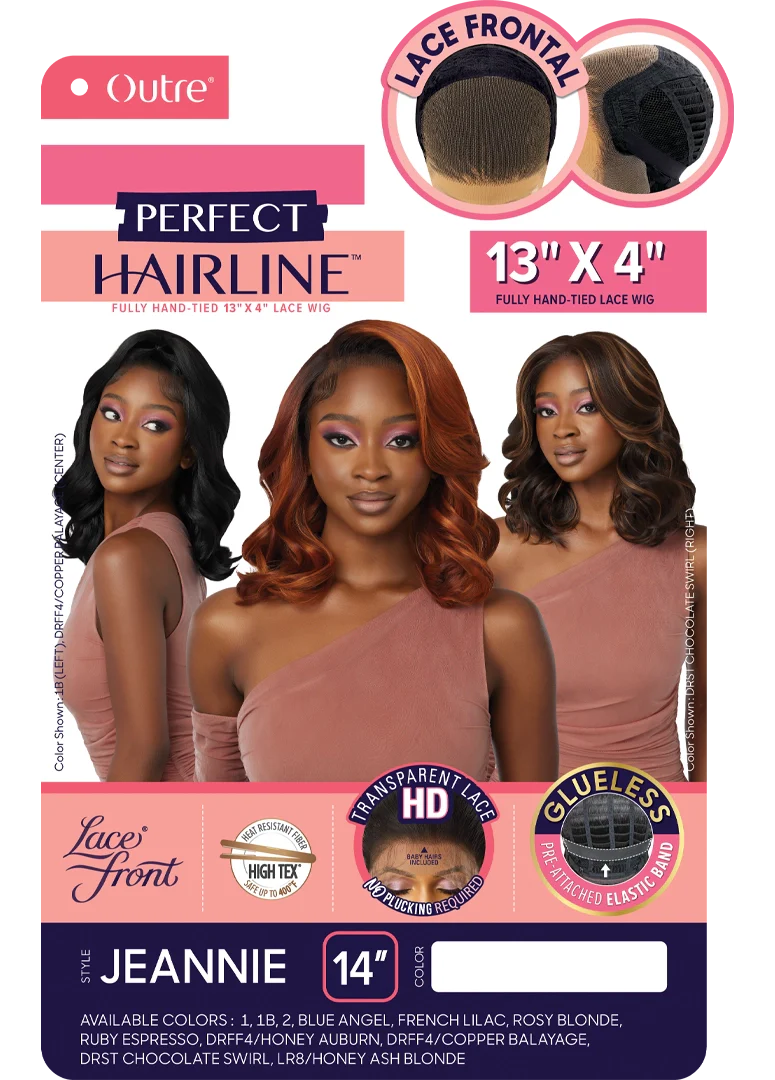 Outre Perfect Hairline 360 Frontal Lace 13"x 6" HD Transparent Lace Front Wig Jeannie QLPHLJEA * - ANNS BEAUTY SUPPLY