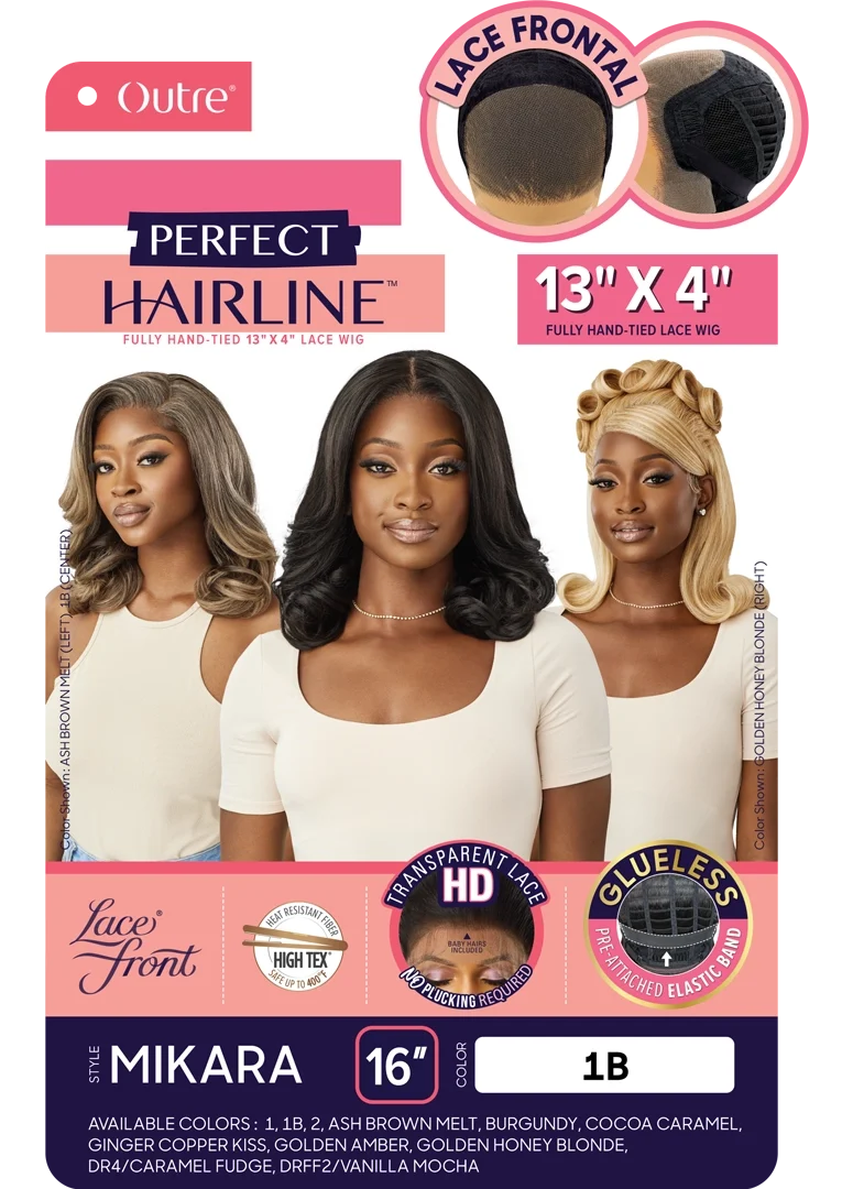 Outre Perfect Hairline 360 Frontal Lace 13"x 6" HD Transparent Lace Front Wig Mikara QLPHLMIK - Elevate Styles