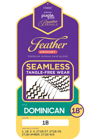 Outre Purple Pack Brazilian - Feather Crochet Dominican 18