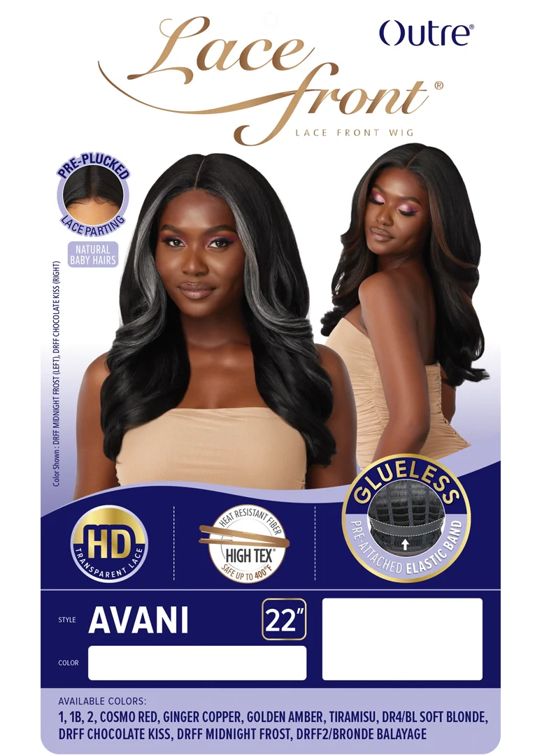 Outre Synthetic Glueless HD Transparent Lace Front Wig Avani - ANNS BEAUTY SUPPLY