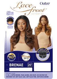 Outre Synthetic Glueless HD Transparent Lace Front Wig Brenae QLBRE - ANNS BEAUTY SUPPLY