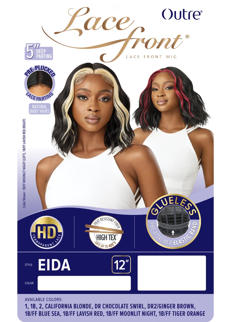 Outre HD Transparent Lace Pre-Plucked 5" Deep Part Lace Front Wig Eida QLEID - ANNS BEAUTY SUPPLY