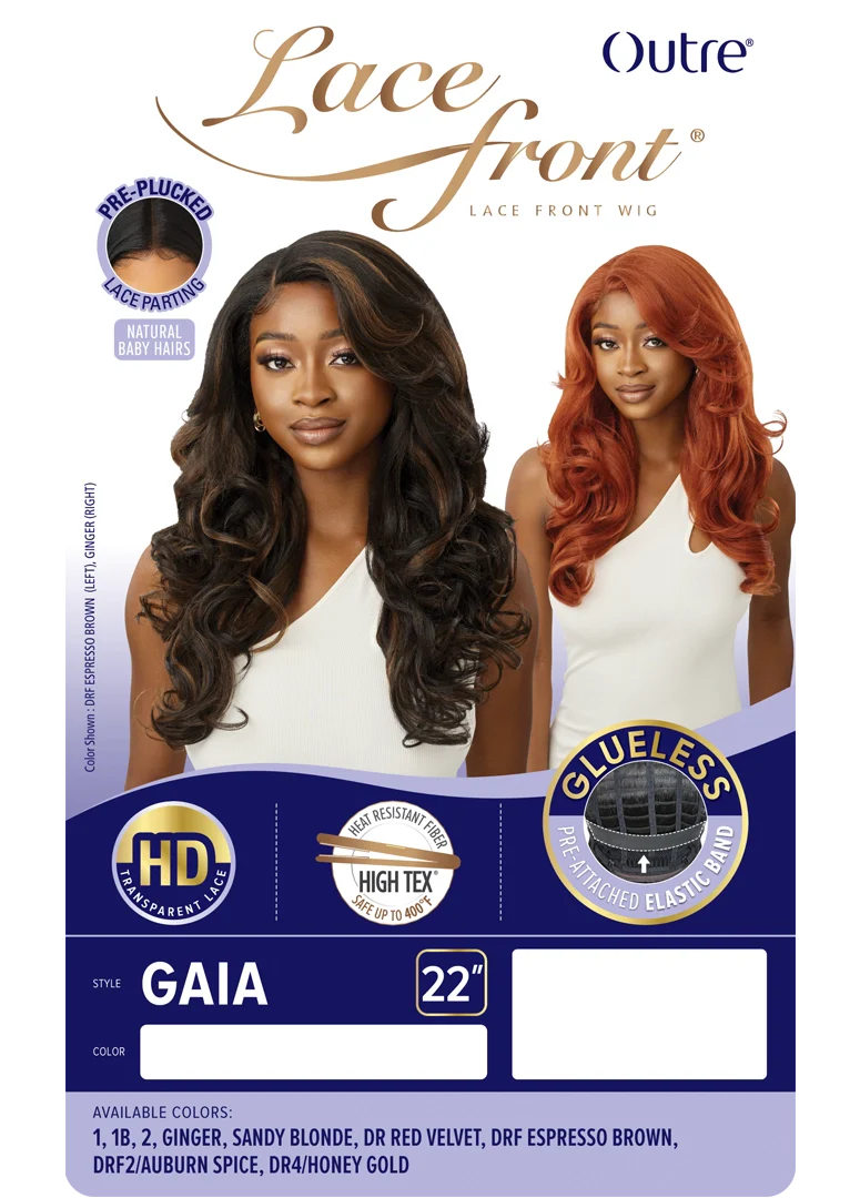 Outre Synthetic Glueless HD Transparent Lace Front Wig Gaia QLGAI * - ANNS BEAUTY SUPPLY