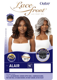 Outre Synthetic Glueless HD Transparent Lace Front Wig Alair QLALR - Elevate Styles