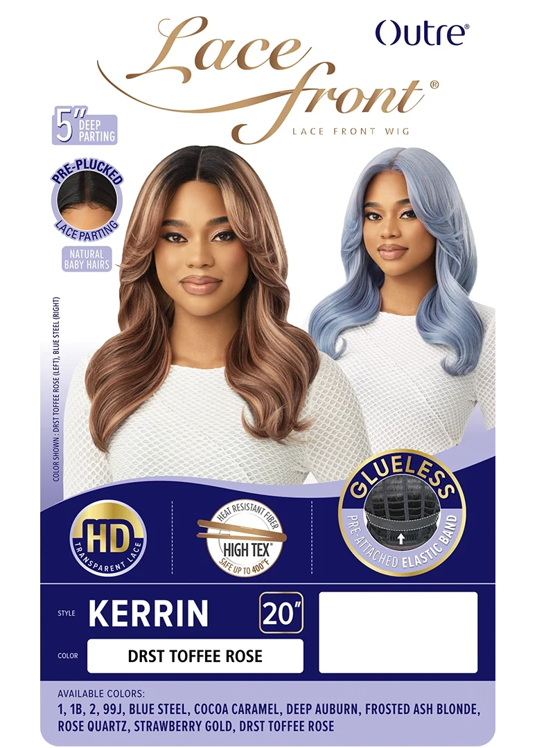 Outre Synthetic Glueless HD Transparent Lace Front Wig Kerrin QLKRN - Elevate Styles