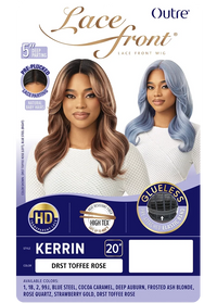 Outre Synthetic Glueless HD Transparent Lace Front Wig Kerrin QLKRN - Elevate Styles