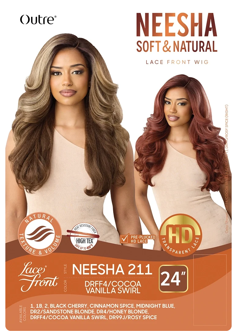 Outre Premium Soft & Natural HD Lace Front Wig Neesha 211 QLNSNN211 - Elevate Styles
