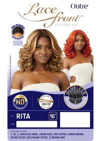 Outre Synthetic Glueless HD Transparent Lace Front Wig Rita - Elevate Styles