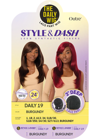 Outre The Daily Wig Style and Dash Lace Part Wig Daily 19 24 Inch QPDSDAI19 - ANNS BEAUTY SUPPLY