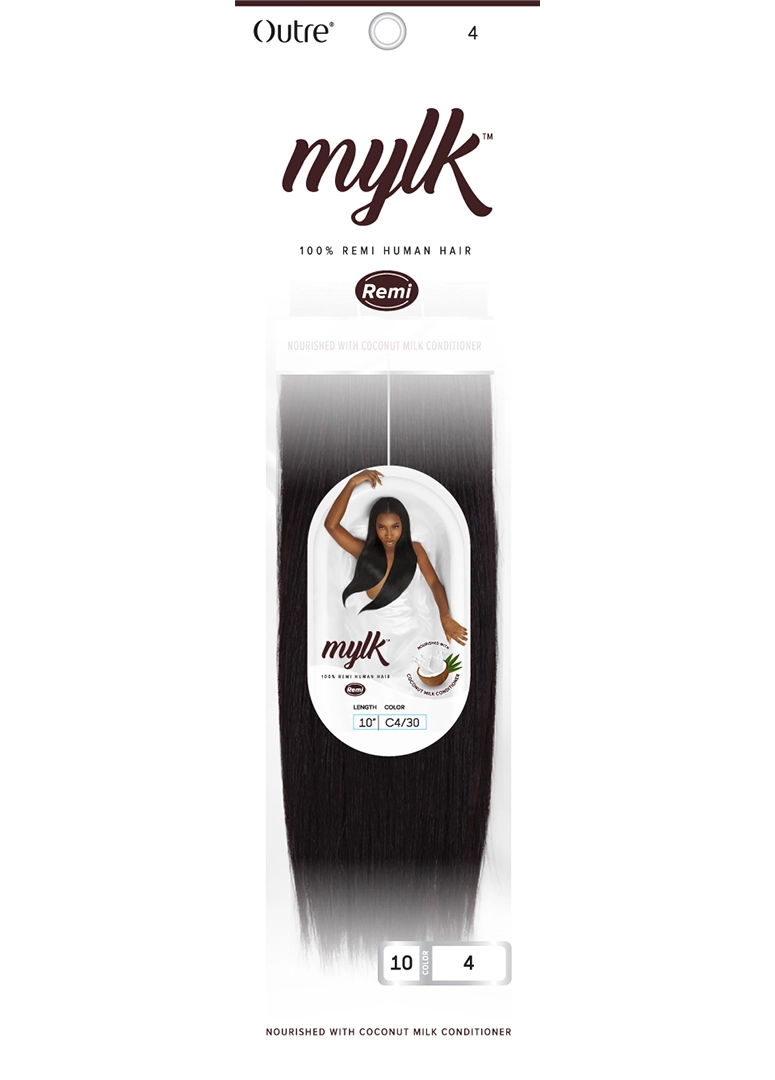 Outre MYLK 100% Remi Human Hair - Silky Straight 10"-18" - ANNS BEAUTY SUPPLY