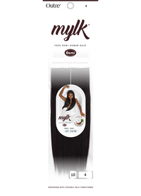 Outre MYLK 100% Remi Human Hair - Silky Straight 10