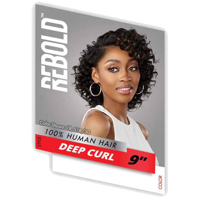 Sensationnel Rebold 100 Percent Human Hair Deep Curl 3 Piece Weave Set 9 Inch - ANNS BEAUTY SUPPLY