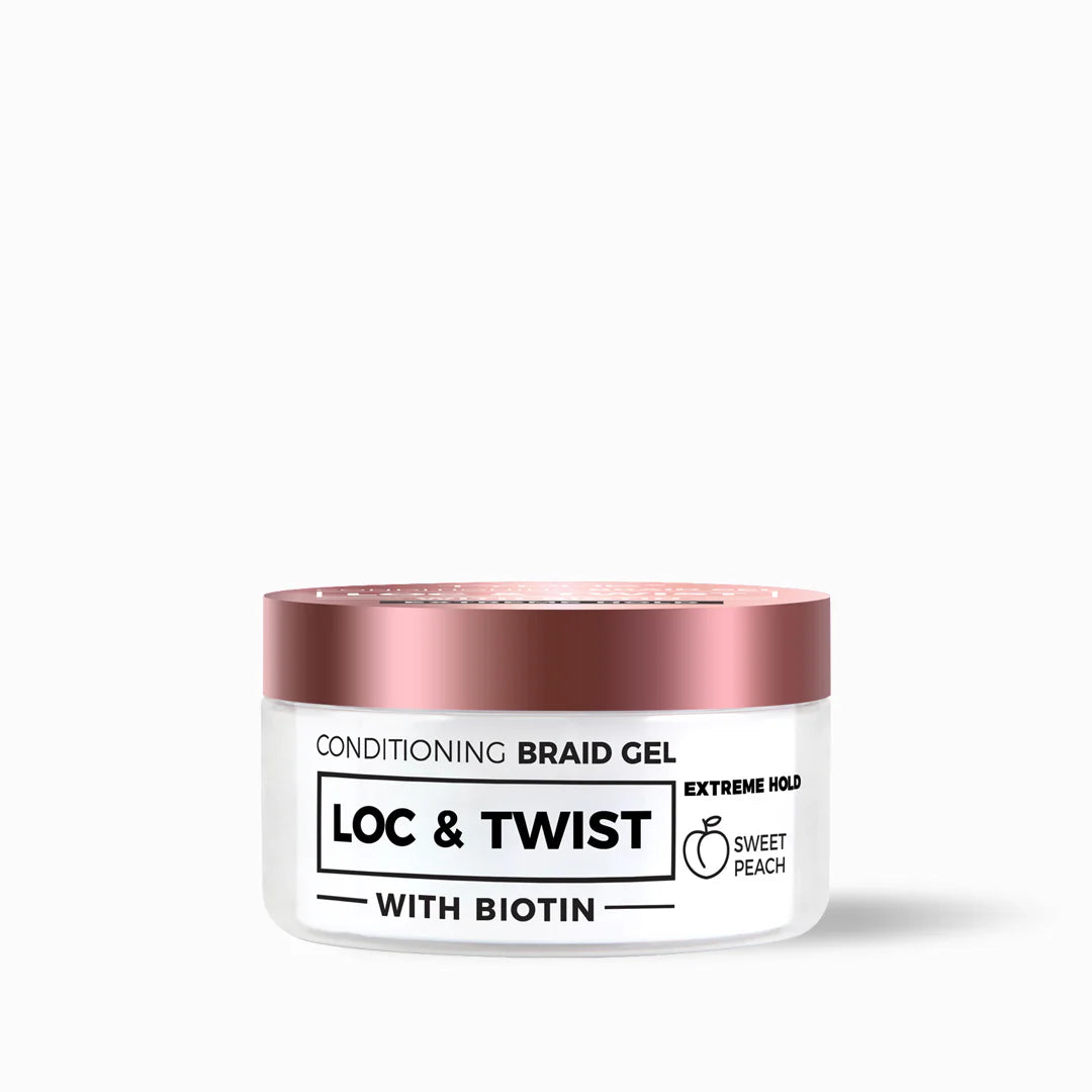 Loc & Twist Conditioning Braid Gel – Sweet Peach (Extreme Hold) 5.07 Oz - ANNS BEAUTY SUPPLY