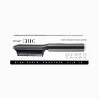 Tyche Chic Hair Straightening Comb Electric Heated Hot Comb Up to 410F HZHB02 - ANNS BEAUTY SUPPLY