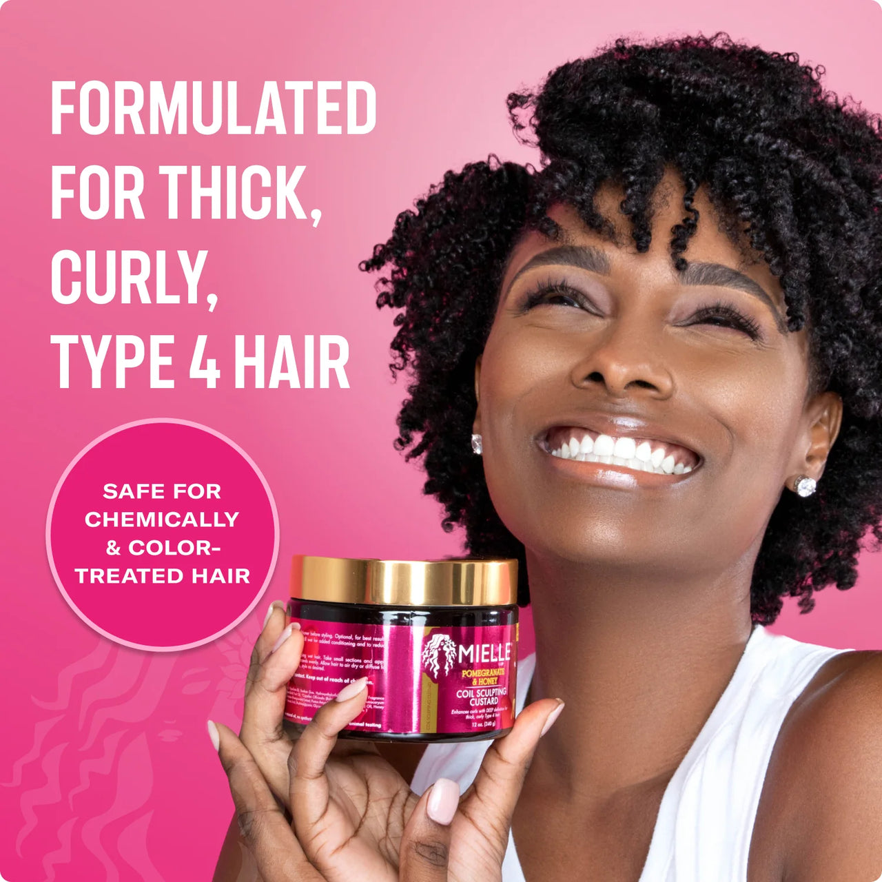 Mielle Pomegranate & Honey Coil Sculpting Custard 12 oz. (340 g)