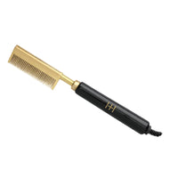 Hot & Hotter Electrical Straightening Comb Medium Curved Teeth #5531 - ANNS BEAUTY SUPPLY