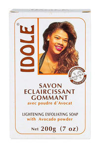 Idole Lightening Exfoliating Soap with Avocado Powder – 7 oz - ANNS BEAUTY SUPPLY