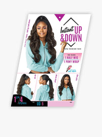Sensationnel Instant Up and Down Half Wig and Pony Wrap UD 6 ISUD006 - ANNS BEAUTY SUPPLY