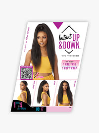 Sensationnel Instant Up and Down Half Wig and Pony Wrap UD 17 ISUD017 - ANNS BEAUTY SUPPLY