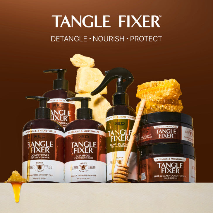 Red by Kiss Tangle Fixer Honey Keratin Leave-In Spray 8 fl. oz. - ANNS BEAUTY SUPPLY