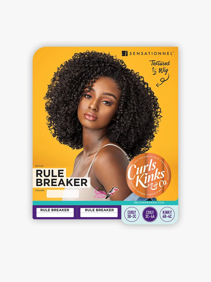 Sensationnel Curls Kinks & Co. Textured Half Wig - RULE BREAKER