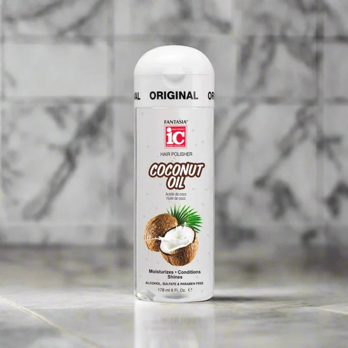 Fantasia IC Hair Polisher Coconut Oil6oz - ANNS BEAUTY SUPPLY