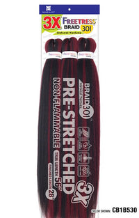 Freetress 3X Natural Texture Pre-Stretched Braid 301 - 28' - ANNS BEAUTY SUPPLY