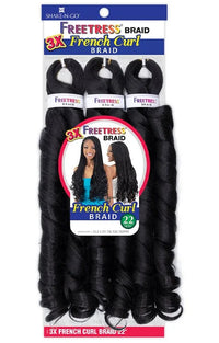 Shake-N-Go FreeTress Braid – 3X French Curl Braid 22