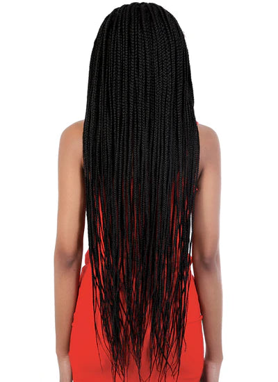 Motown Tress 13x4 Lace Box Braid Wig L134.BOX38 Color 1B - ANNS BEAUTY SUPPLY